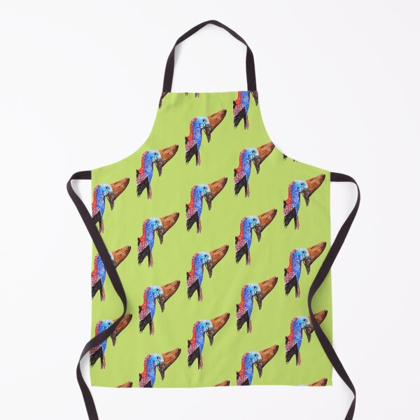 Item preview, Cassowary, Primal Force in Vibrant Colors on a Green Background designed and sold by art-elodie-g.