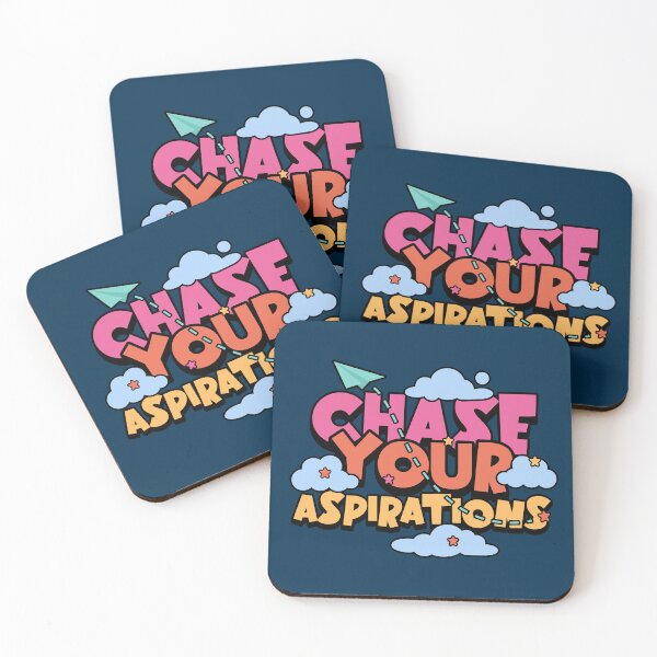 Item preview, Chase Your Aspirations - Retro Y2K Motivational Quote Graphic designed and sold by SaadArtCo.