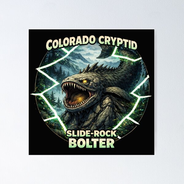 Item preview, Colorado Cryptid Slide-Rock Bolter  designed and sold by Planetporridge.