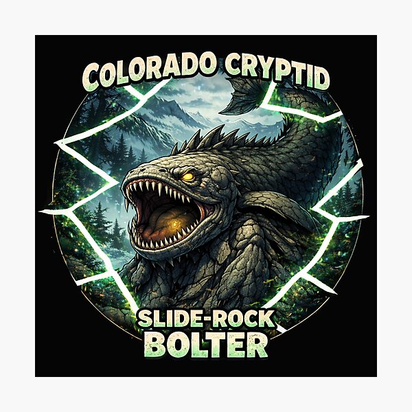 Item preview, Colorado Cryptid Slide-Rock Bolter  designed and sold by Planetporridge.