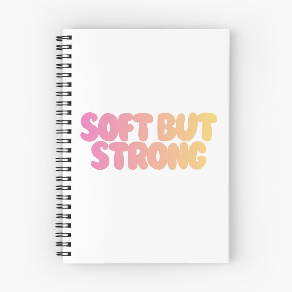 Item preview, Soft But Strong Mental Health Aesthetic Sticker designed and sold by PS-ARTSHOP.