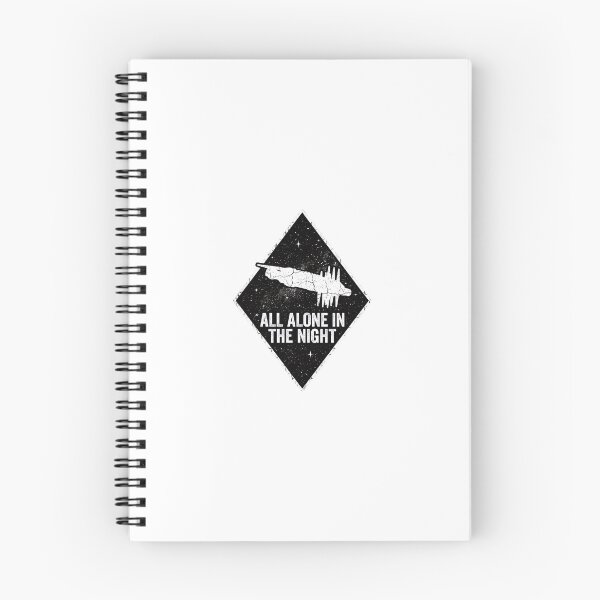Item preview, All Alone In The Night Vintage Sci-Fi Space Station Art designed and sold by Fenay Designs.