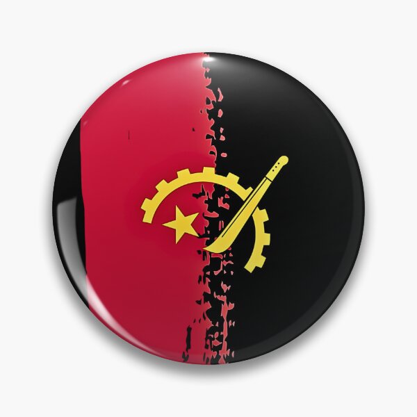 Item preview, Angola Flag T-Shirt | Angolan Pride Gear Wheel Machete Shirt designed and sold by Danny-Arts1.
