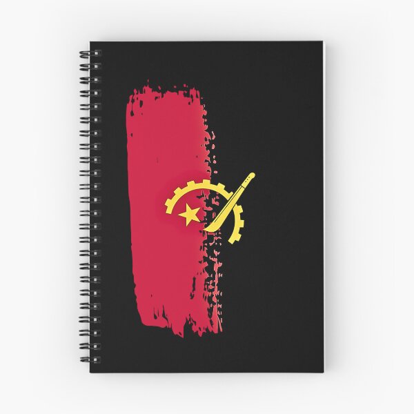 Item preview, Angola Flag T-Shirt | Angolan Pride Gear Wheel Machete Shirt designed and sold by Danny-Arts1.