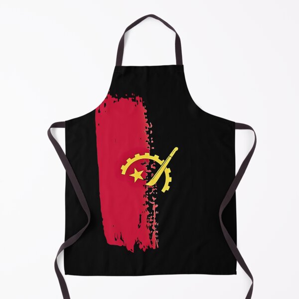 Item preview, Angola Flag T-Shirt | Angolan Pride Gear Wheel Machete Shirt designed and sold by Danny-Arts1.