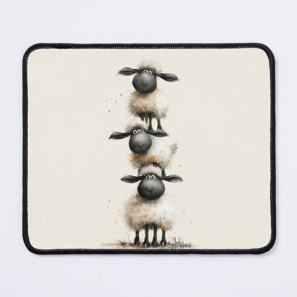 Item preview, Gorgeous Valaise Blacknose Sheep ' King of the Valais’ ' BY SHiRLeY MacARTHuR designed and sold by Shirley MacArthur Art.
