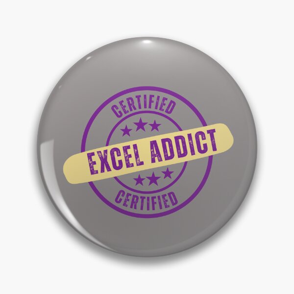 Item preview, Certified Excel Addict - Funny Accounting & Data Analyst Stamp designed and sold by arceeddesign.