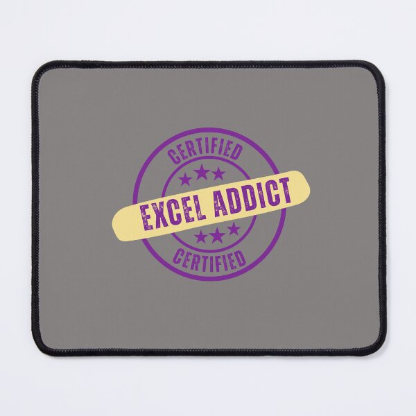 Item preview, Certified Excel Addict - Funny Accounting & Data Analyst Stamp designed and sold by arceeddesign.