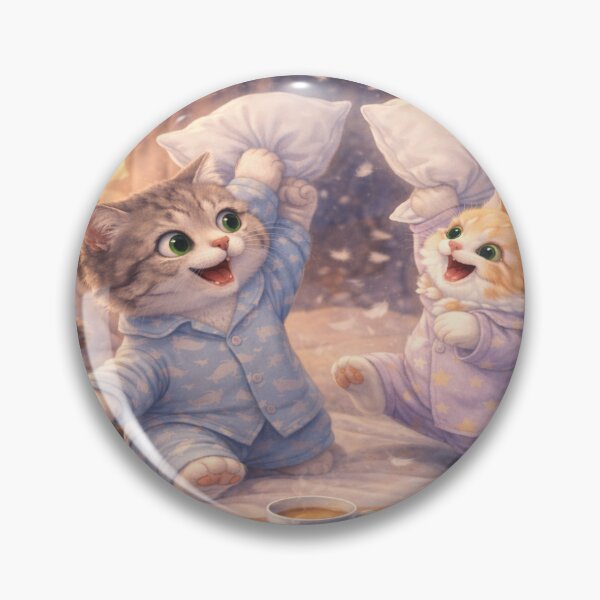 Item preview, Curious Cat Meets a Tiny Friend – Whimsical Cat Illustration designed and sold by LovelyCatGalaxy.