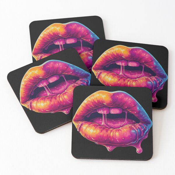 Item preview, Melted Kiss – Vibrant Lips designed and sold by Neer arts.