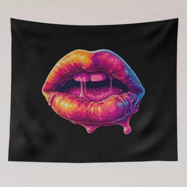 Item preview, Melted Kiss – Vibrant Lips designed and sold by Neer arts.