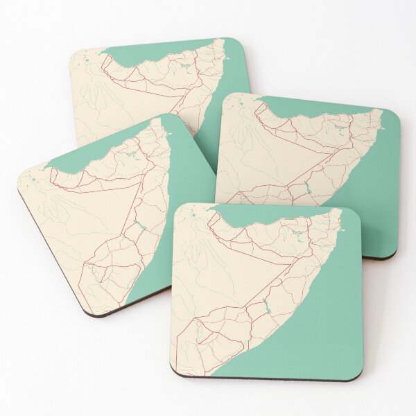 Item preview, Somalia Map Illustration designed and sold by MapsByLeo.