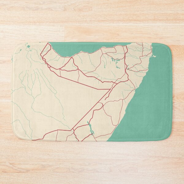 Item preview, Somalia Map Illustration designed and sold by MapsByLeo.