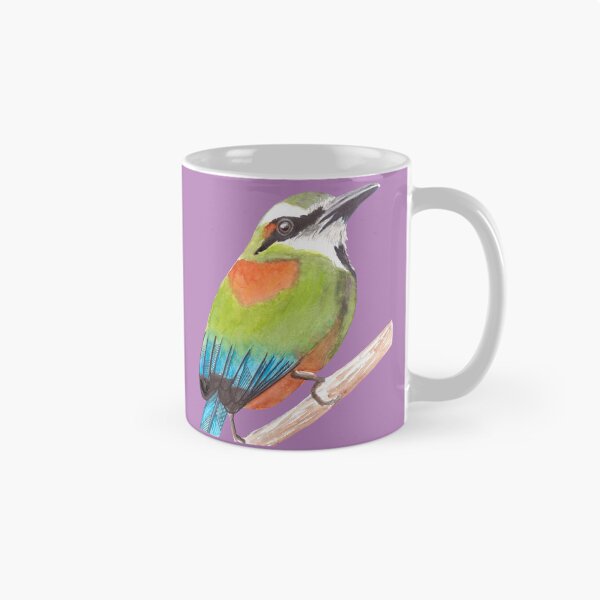 Item preview, Turquoise Browed Motmot watercolour designed and sold by art-elodie-g.
