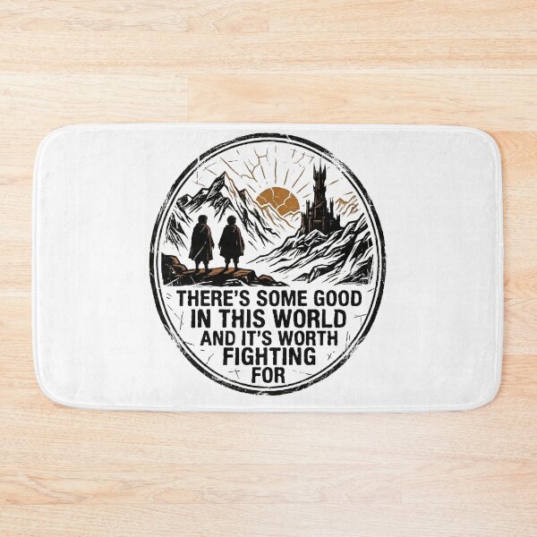 Item preview, Theres Some Good In This World And Its Worth Fighting For Inspirational Fantasy Tower Quote designed and sold by Fenay Designs.