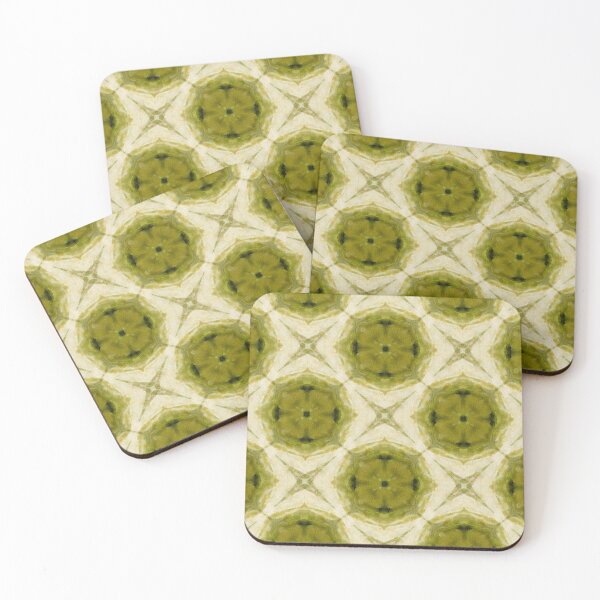 Item preview, Green Kaleidoscope Pattern with Olive Tones designed and sold by SassyArtistry.