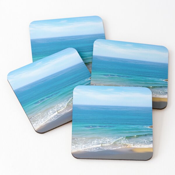 Item preview, Turquoise Ocean Waves Along Sandy Beach designed and sold by SassyArtistry.