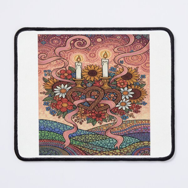 Item preview, Romantic Still Life – Dreamy Valentine Folk Art designed and sold by Imaginarium of Chaos falcon88 .