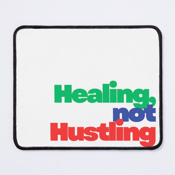 Item preview, Healing Not Hustling Slow Living Sticker designed and sold by PS-ARTSHOP.