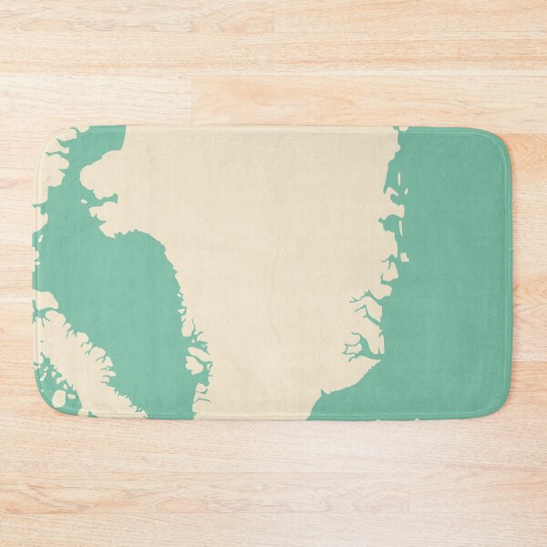 Item preview, Greenland Map Illustration designed and sold by MapsByLeo.