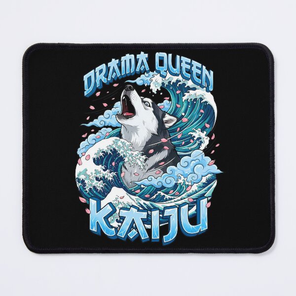 Item preview, Dramatic Husky Kaiju Scream Japanese Wave  designed and sold by Tong4130.