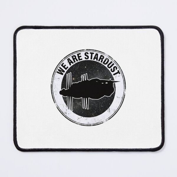 Item preview, We Are Stardust Vintage Sci-Fi Space Station Silhouette designed and sold by Fenay Designs.