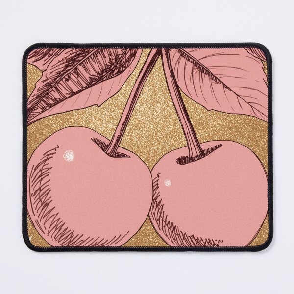 Item preview, Cherry Rose Gold Glamour Poster. Cherry Stickers. designed and sold by BoomPoster.