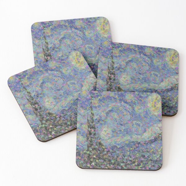 Item preview, starry night cosmic reverie colorful abstract design designed and sold by SmashingDeals.