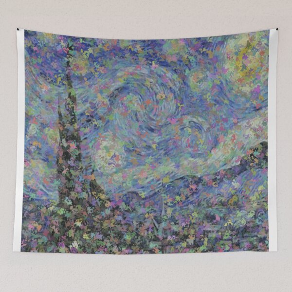 Item preview, starry night cosmic reverie colorful abstract design designed and sold by SmashingDeals.
