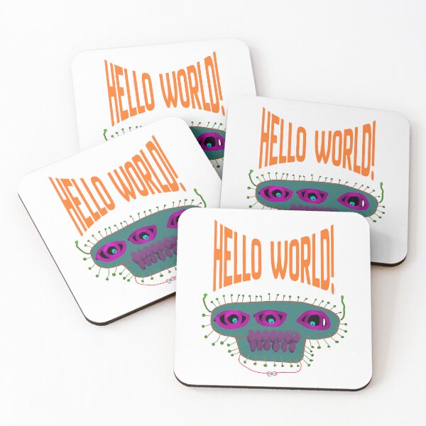 Item preview, Hello world! designed and sold by absurdiculous.