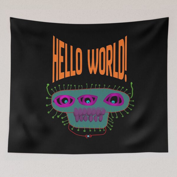 Item preview, Hello world! designed and sold by absurdiculous.