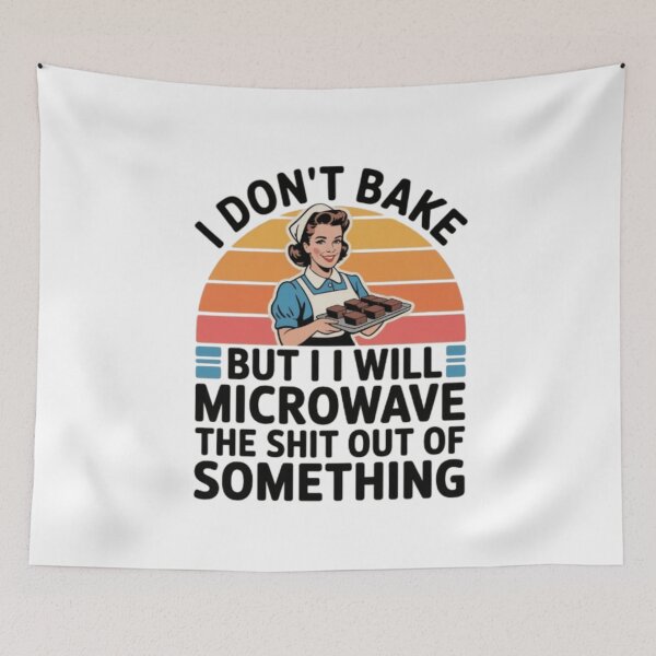 Item preview, I Don't bake  designed and sold by Roxburylane.