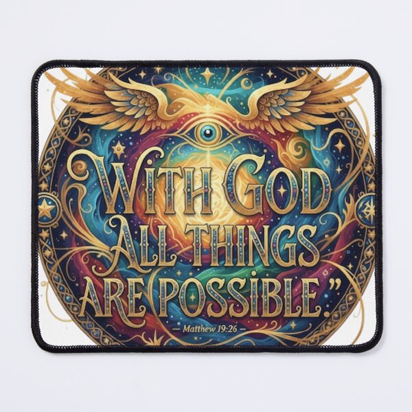 Item preview, WITH GOD ALL THINGS ARE POSSIBLE designed and sold by likbatonboot.