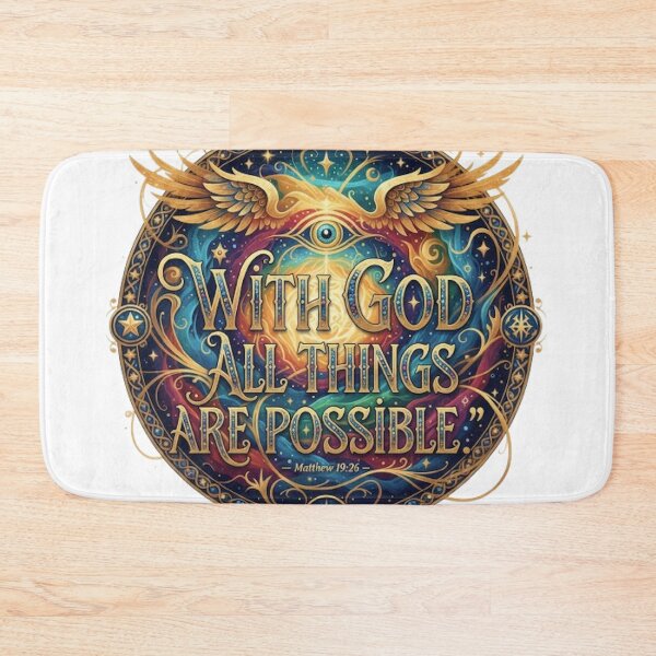 Item preview, WITH GOD ALL THINGS ARE POSSIBLE designed and sold by likbatonboot.