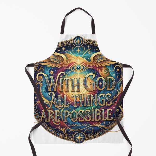Item preview, WITH GOD ALL THINGS ARE POSSIBLE designed and sold by likbatonboot.