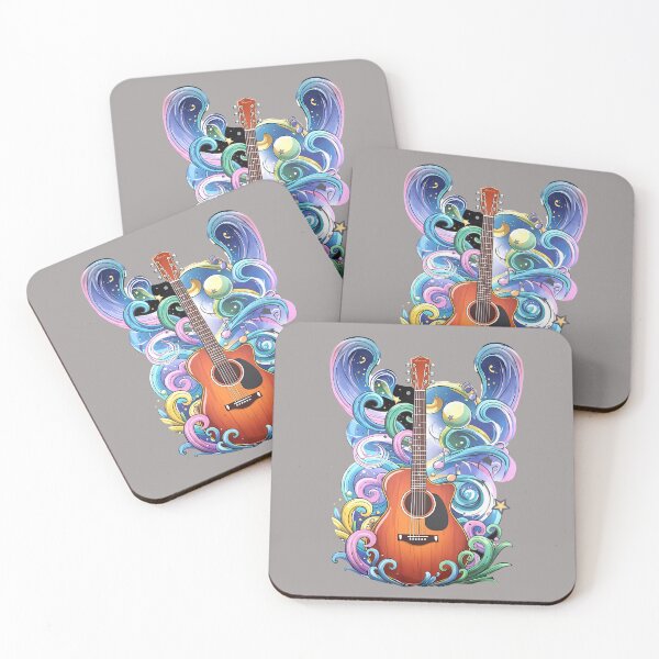 Item preview, Space Acoustic Guitar - National Guitar Day designed and sold by Art-Arcade6.