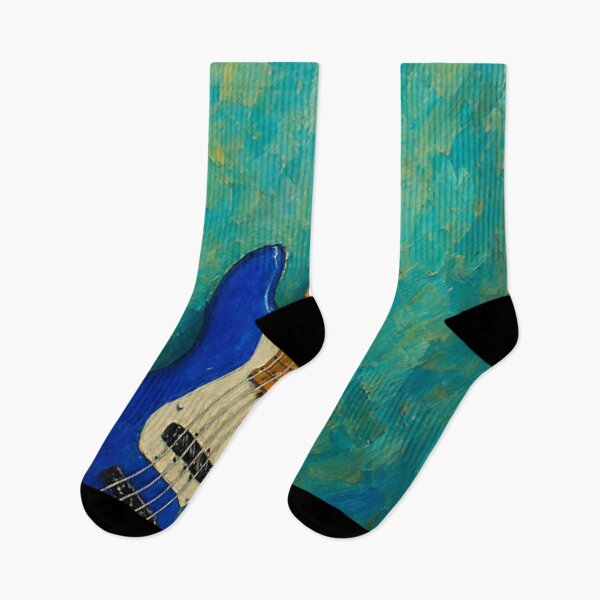 Item preview, Teal Tones Bass - Abstract Electric Guitar Wall Art designed and sold by Joey Santiago.