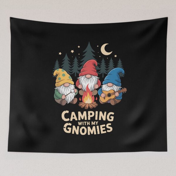 Artikelvorschau, Camping Gnomes Lustige Gnome entworfen und verkauft von gourpmerzihd.