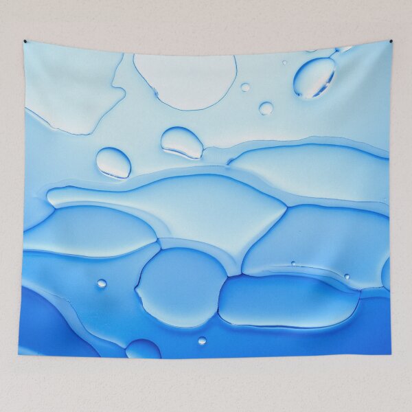 Item preview, Blue Ice Layers With Frozen Bubble Formations designed and sold by SassyArtistry.