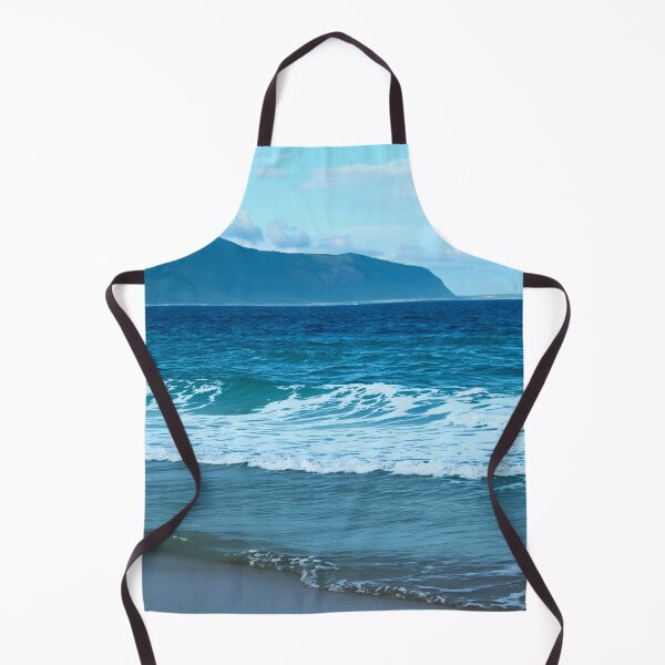 Item preview, Ocean Waves with Distant Island Shoreline designed and sold by SassyArtistry.