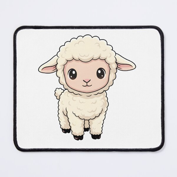 Item preview, Cute Baby Lamb Illustration | Kawaii Sheep Art | Adorable Farm Animal designed and sold by Senkov.