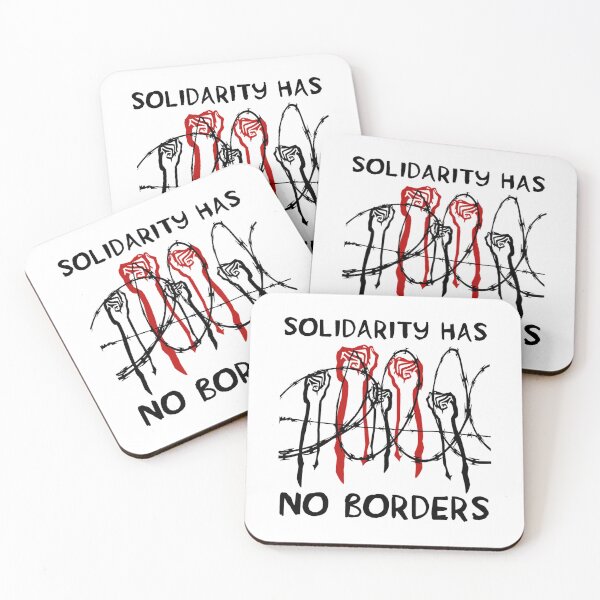 Item preview, Solidarity Has No Borders Immigrant Refugee Abolish Ice designed and sold by soufianerhafes.