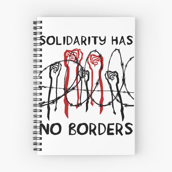 Item preview, Solidarity Has No Borders Immigrant Refugee Abolish Ice designed and sold by soufianerhafes.