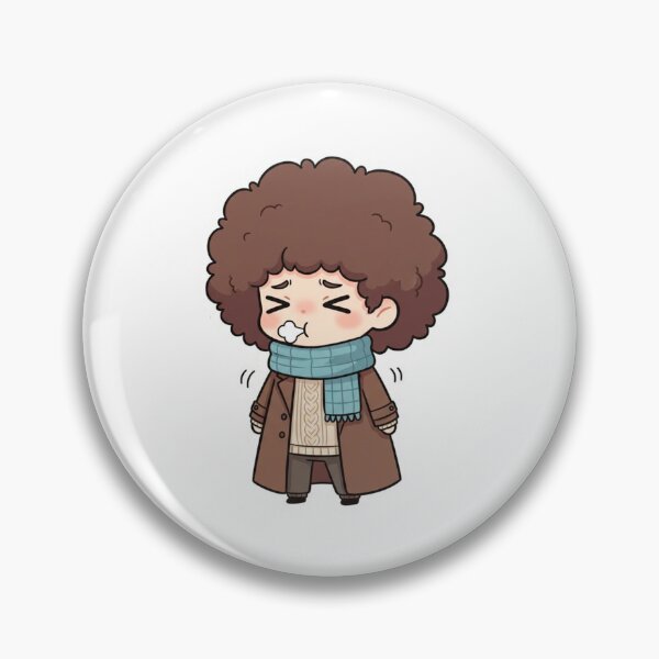 Item preview, Mochi Cold Chibi Sticker – Cute Winter Shivering Character designed and sold by C3J7.