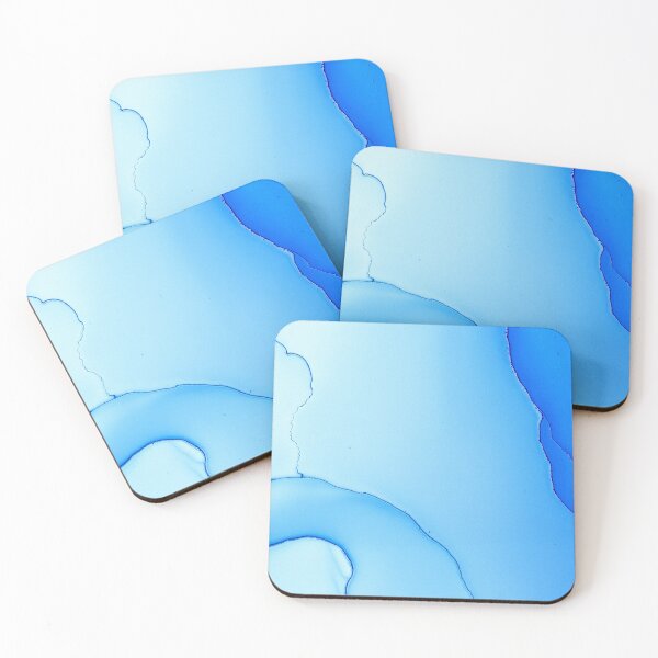 Item preview, Layered Blue Ice Sheets With Frozen Edges designed and sold by SassyArtistry.