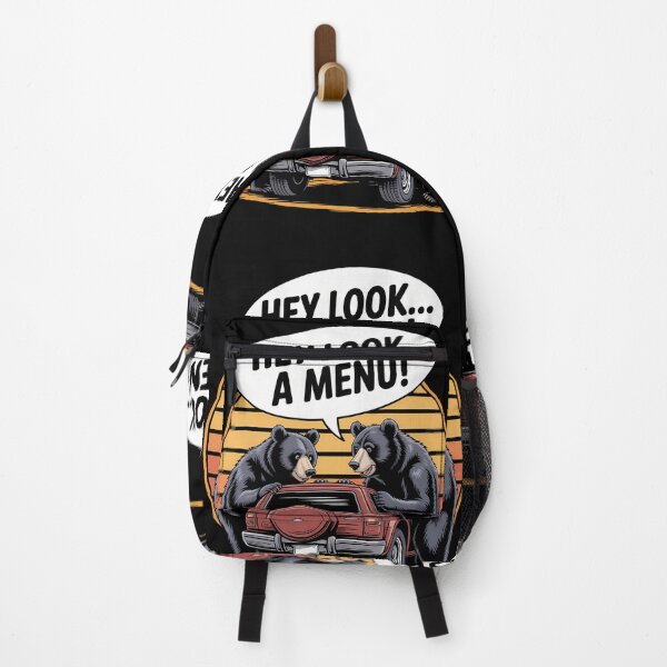 Item preview, Camping Funny Bear Meme designed and sold by gourpmerzihd.