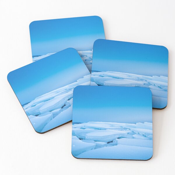 Item preview, Broken Arctic Ice Sheets Under Clear Blue Sky designed and sold by SassyArtistry.