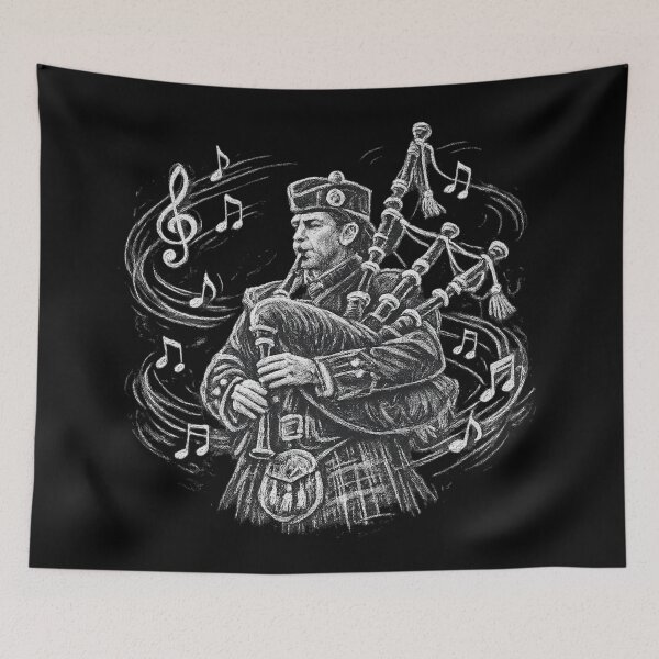 Item preview, The Highland Piper’s Echo designed and sold by optimusprime39.