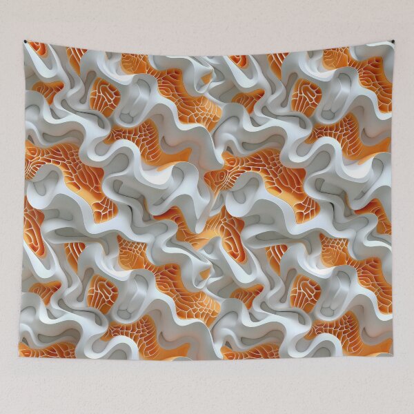 Item preview, Molten Wave Geometry designed and sold by Shak Stickers.