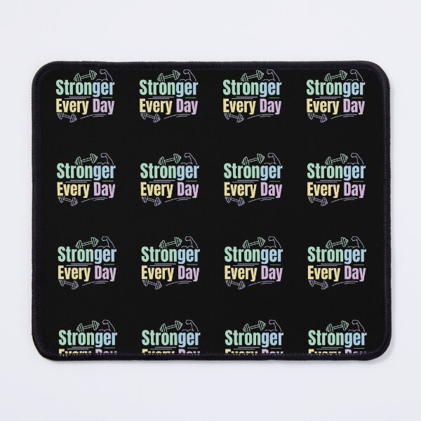 Item preview, Stronger Everyday Athlete Motivation Quote Design designed and sold by LoudVictory.